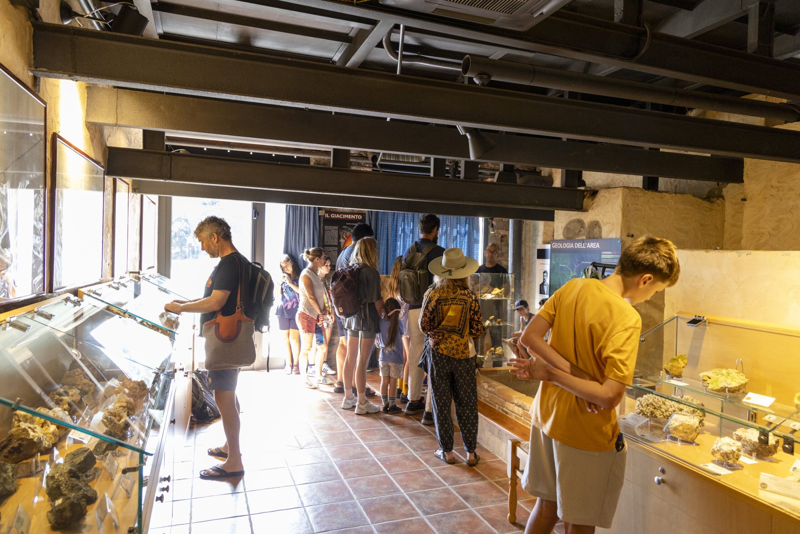 Visita alla miniera di Rosas